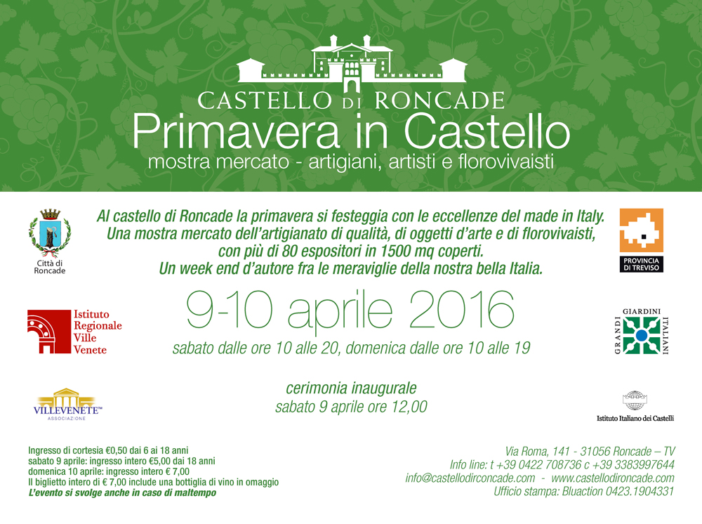 Atanor takes part at the Spring in Castle exhibition in Roncade